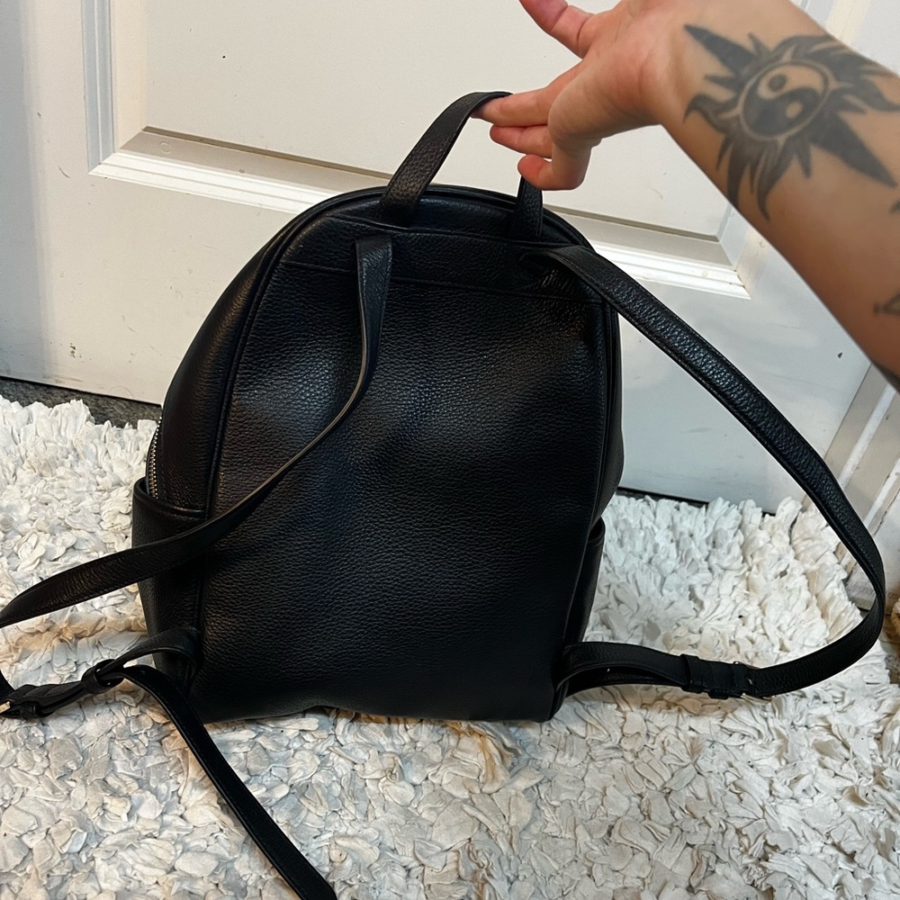 Kate Spade Black Textured Backpack - Picture 3 of 6